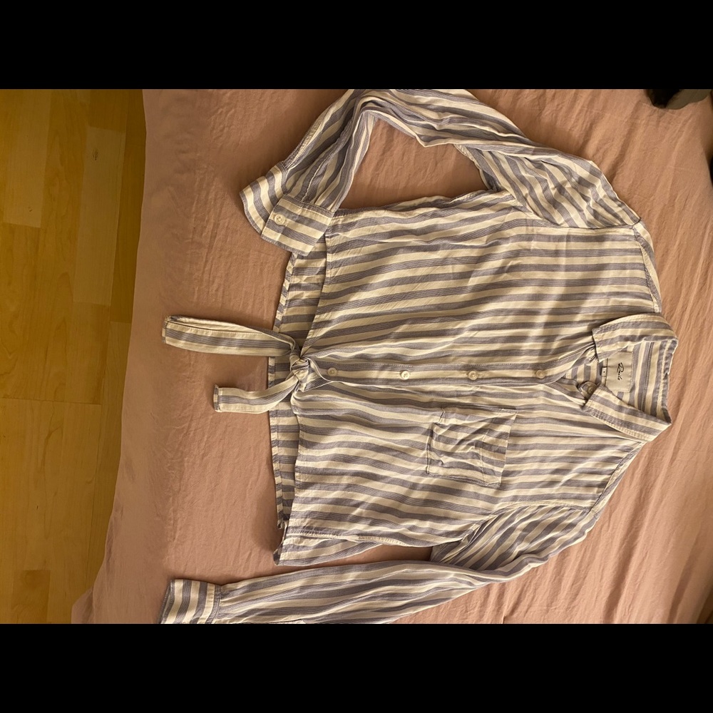 Rails Val Stripe Button Down Shirt - image 5